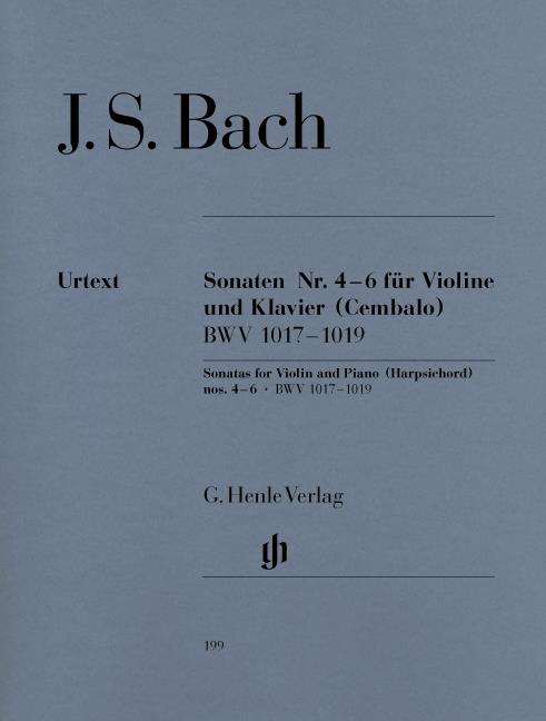 Sonatas no. 4 - 6 for Violin and Piano - Sonatas for Violin and Piano (Harpsichord) 4-6