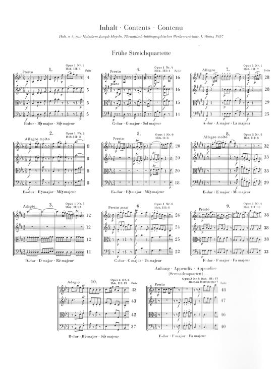 String Quartets Book I - String Quartets Book I