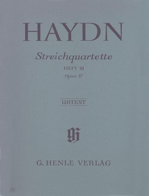 String Quartets Volume III, op. 17 - String Quartets Book III op. 17