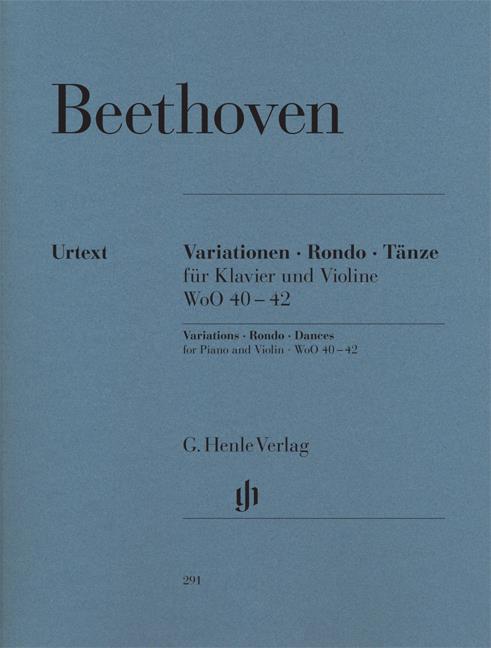 Variationen, Rondo, Tanze For Violin & Piano