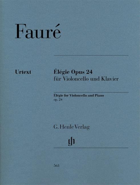 Élégie Op.24 For Violoncello And Piano - Élégie for Violoncello and Piano op. 24 - violoncello a klavír