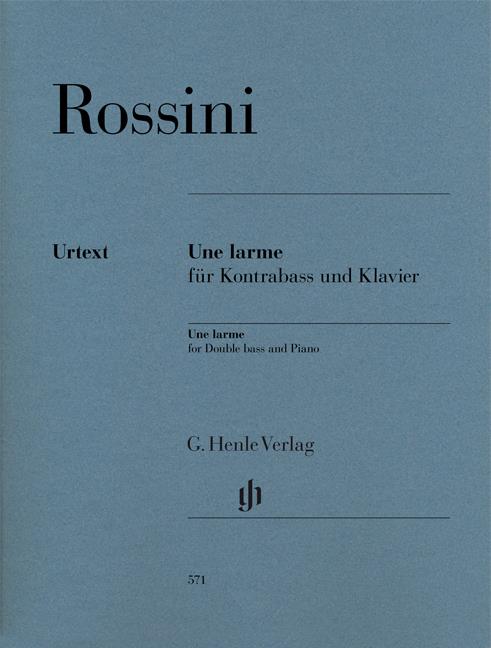 Une Larme For Double Bass And Piano