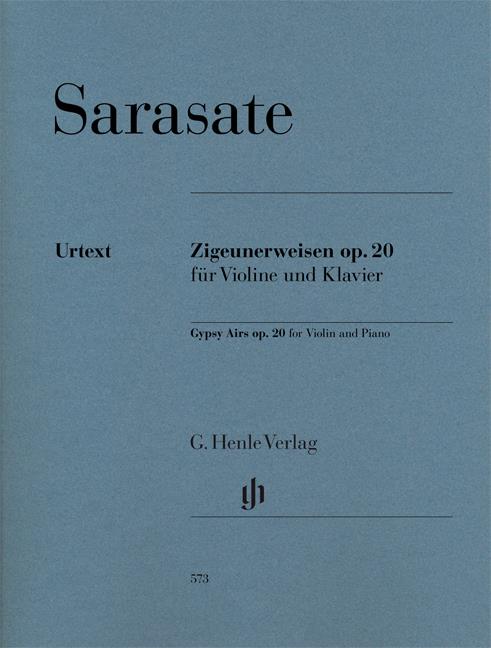 Zigeunerweisen op. 20 für Violine und Klavier - Gypsy Airs op. 20 for Violin and Piano noty pro housle a klavír