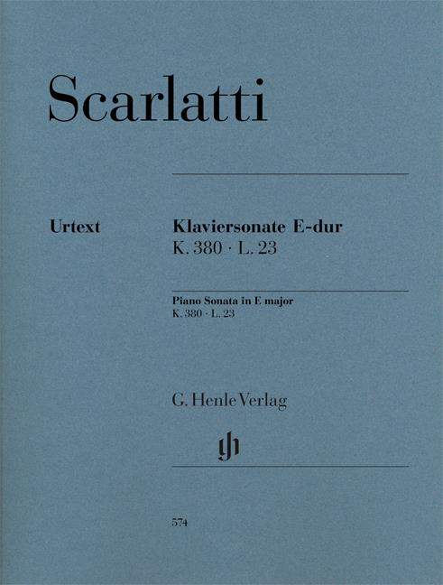 Piano Sonata In E K.380 L.23 - Piano Sonata in E major K.380, L.23 - na klavír