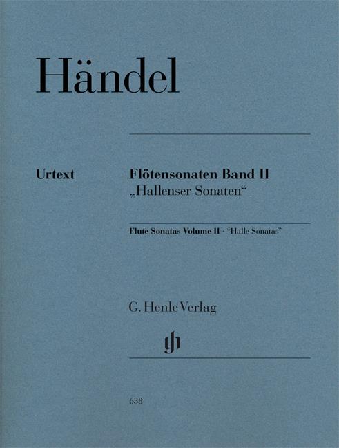 Flute Sonatas, Volume II [Hallenser-Sonatas] noty pro příčnou flétnu a klavír