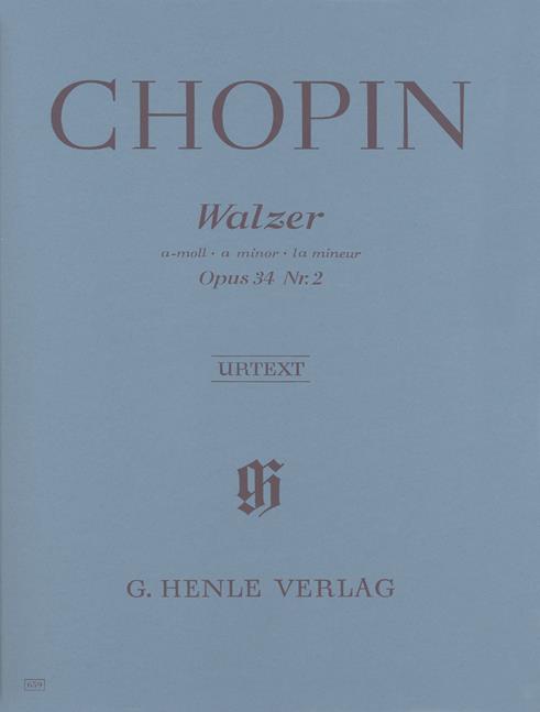 Walzer A-Moll Op. 34 No. 2 - noty pro klavír