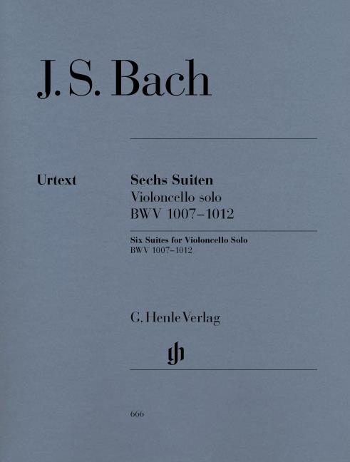 6 Suites For Cello Solo BWV 1007-1012 - noty pro klavír