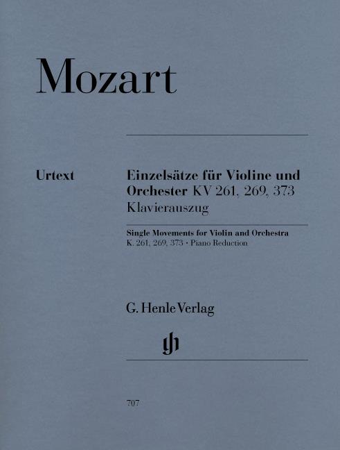 Single Movements For Violin And Orchestra - noty pro housle a klavír