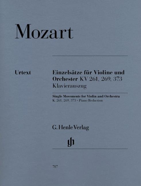 Single Movements For Violin And Orchestra - noty pro housle a klavír