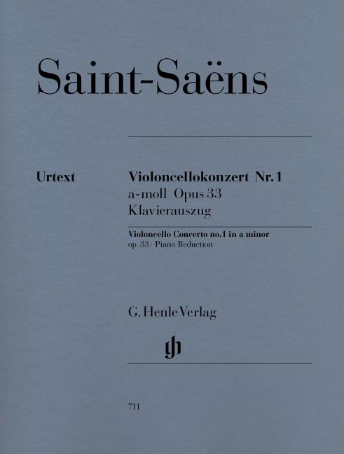 Violoncello Concerto No.1 In A Minor Op.33 - Klavierauszug - noty pro violoncello a klavír