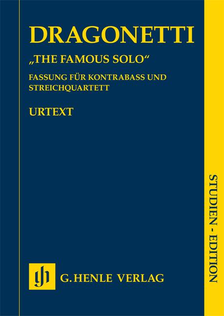 The Famous Solo - Version for Double Bass and String Quartet