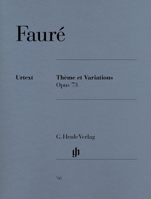 Théme et Variations op. 73 for Piano - noty pro klavír