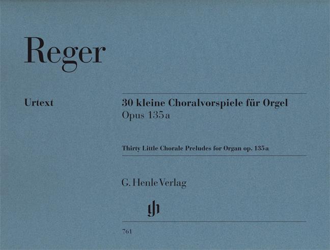 30 Kleine Choralvorspiele Opus 135A - noty pro varhany