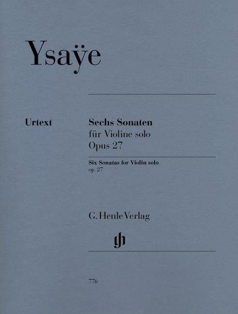 6 Sonaten Opus 27 - noty pro housle
