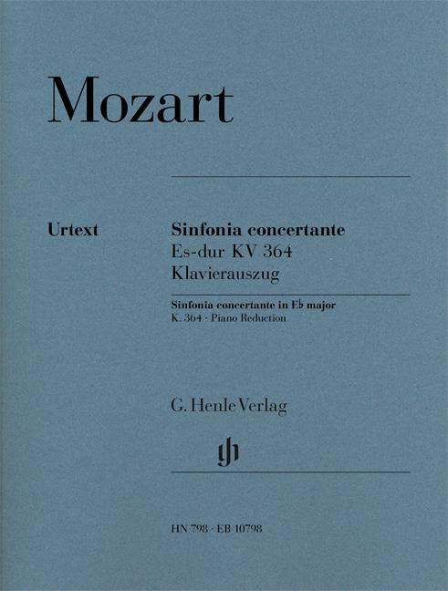 Sinfonia Concertante E Flat KV.364 noty pro housle, violu a klavír