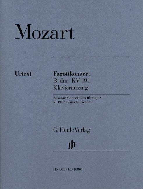 Bassoon Concerto B Flat KV191 - fagot a klavír