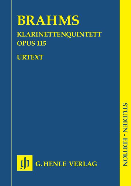 Clarinet Quintet In B Minor Op.115 - für Klarinette (A), 2 Violinen, Viola und Violoncello