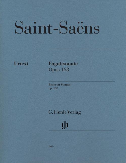 Bassoon Sonata Op.168 - noty pro fagot a klavír