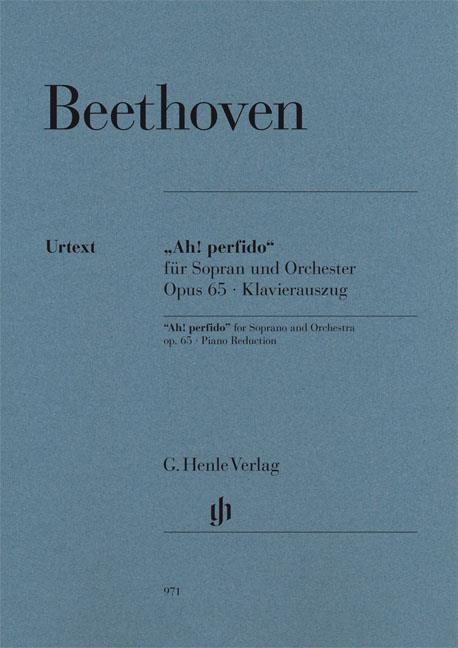 'Ah! Perfido' Op.65 - Piano reduction - noty pro zpěv a klavír