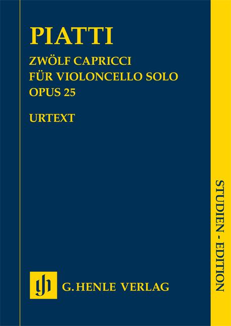 12 Capricci op. 25 noty pro sólové violoncello