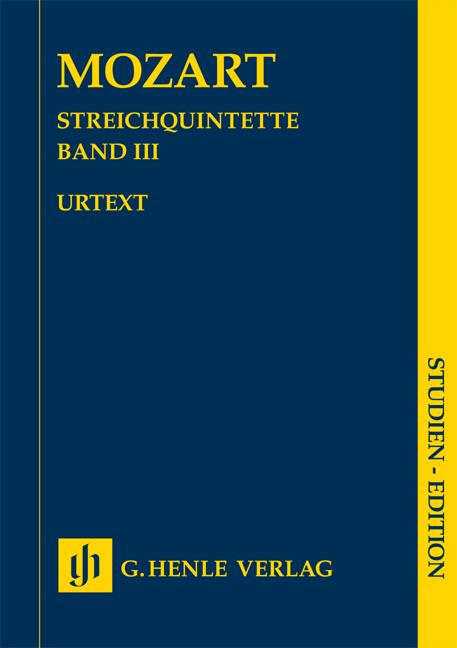 Streichquintette Band III - Urtext