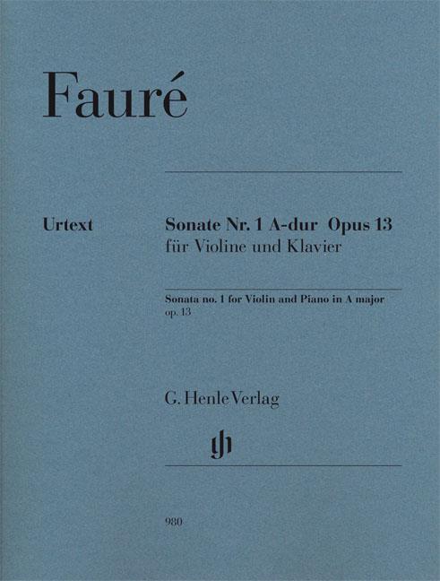 Sonata No.1 For Violin And Piano In A Major noty pro housle a klavír