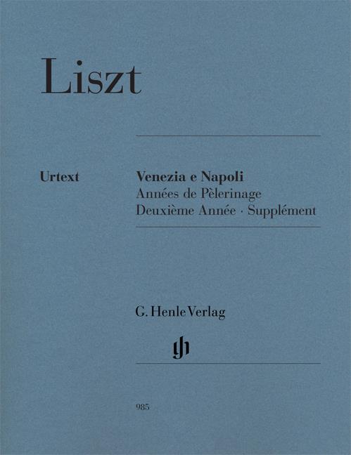 Venezia E Napoli - noty pro klavír