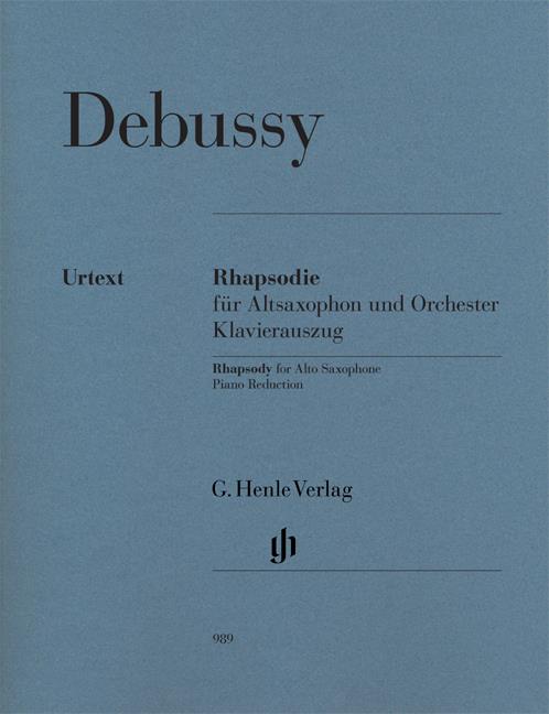 Rhapsody For Alto Saxophone And Orchestra - Piano reduction - altový saxofon a klavír