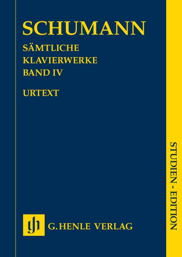 Sämtliche Klavierwerke Band IV - Complete Piano Works - Volume IV