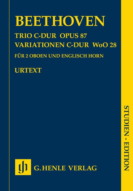 Trio In C Op.87/Variations In C WoO 28 - Trio in C major op. 87 - Variations in C major WoO 28