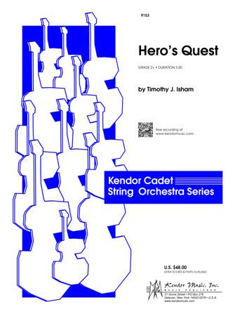 Hero's Quest - standard string orchestra (88555) with opt. 3rd Violin/Viola TC (3) and piano - pro smyčcový orchestr