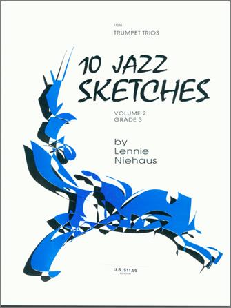 10 Jazz Sketches, Volume 2 - Trumpet Trio - pro tři trumpety