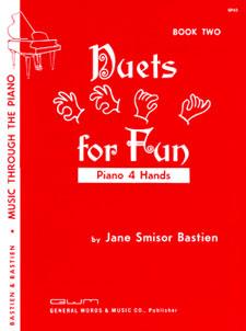 DUETS FOR FUN 2 by Jane Smisor Bastien / 1 klavír 4 ruce