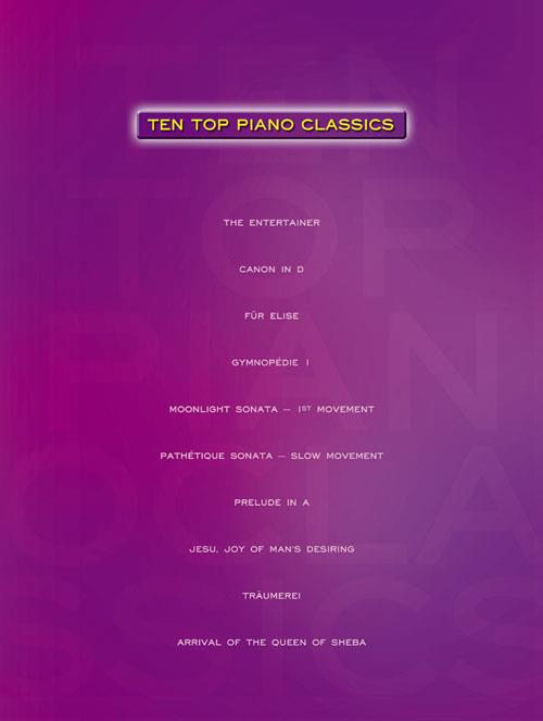 Ten Top Piano Classics - pro hráče na klavír
