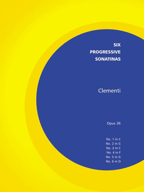 Clementi Six Progressive Sonatinas - pro hráče na klavír