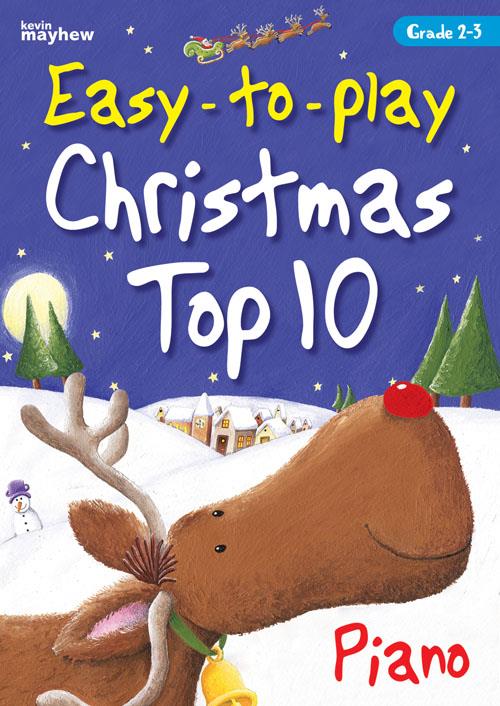 Easy-to-play Christmas Top 10 - pro hráče na klavír