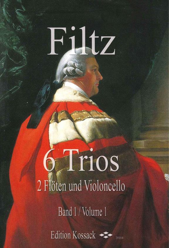 6 Trios 1 - pro dvě příčné flétny a violoncello