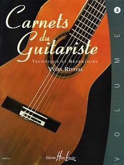 Carnets du guitariste Vol.3 - pro klasickou kytaru