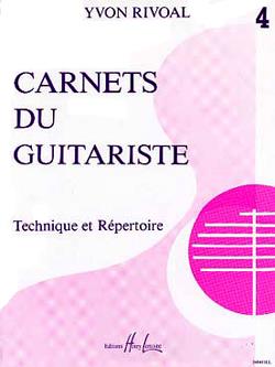 Carnets du guitariste Vol.4 - pro klasickou kytaru