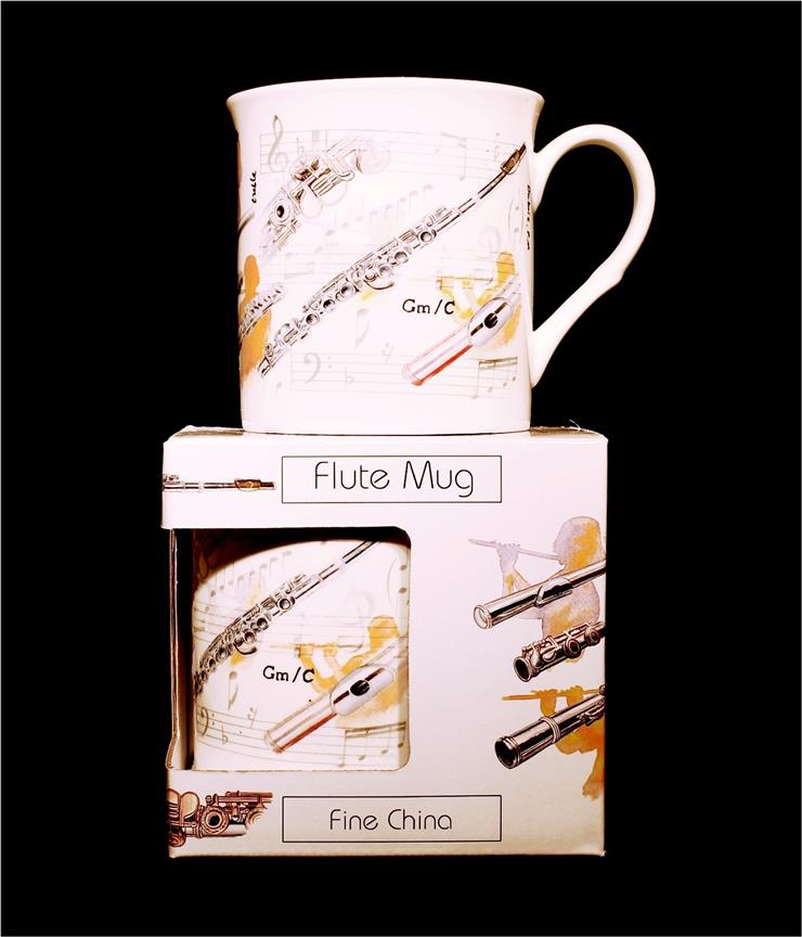 Little Snoring Gifts: Fine China Mug - Flute Design