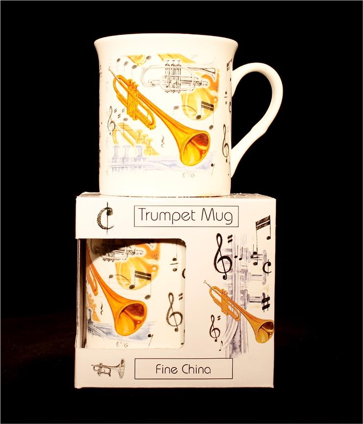 Little Snoring Gifts: Fine China Mug - Trumpet Design