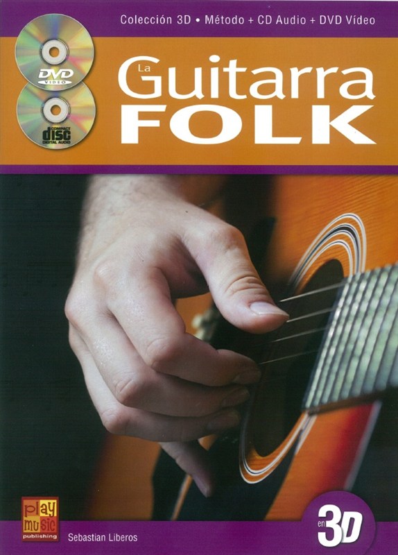 La Guitarra Folk En 3D (Book/CD/DVD)