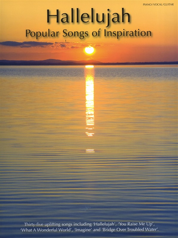 Hallelujah: Popular Songs Of Inspiration - zpěv a klavír s akordy pro kytaru