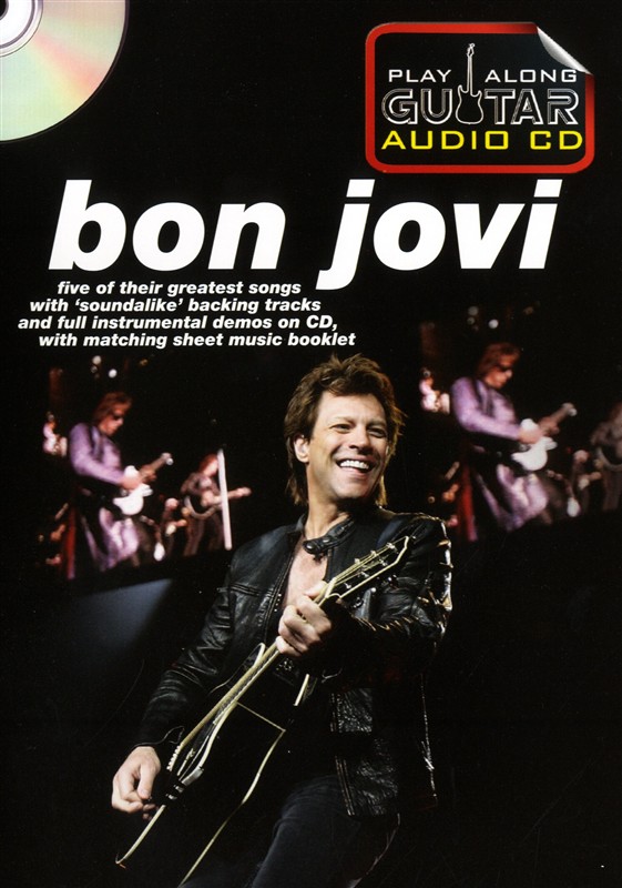 Play Along Guitar Audio CD: Bon Jovi - kytara a tabulatury