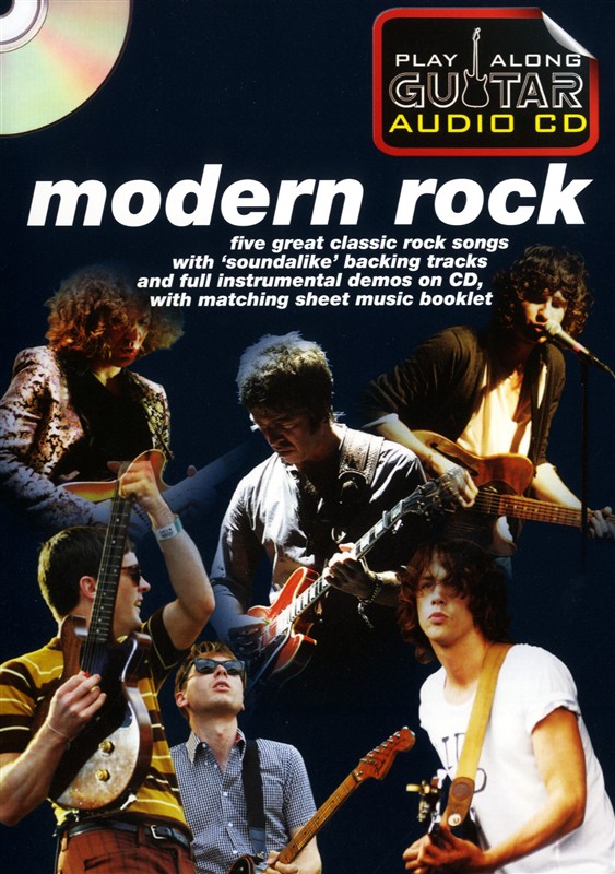 Play Along Guitar Audio CD: Modern Rock - kytara a tabulatury