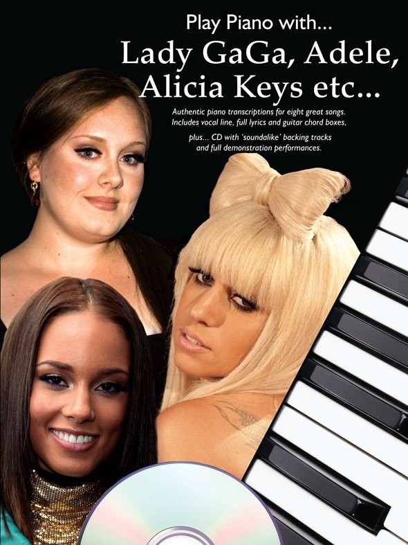 Play Piano With: Lady Gaga, Adele, Alicia Keys etc - noty pro klavír