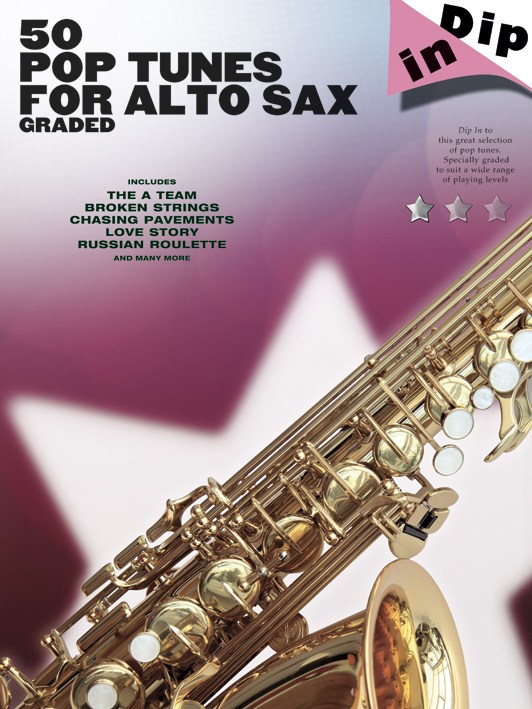 Dip In 50 Pop Tunes for Alto Sax - Graded - pro altový saxofon