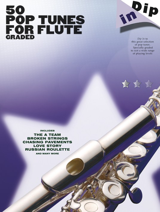 Dip In 50 Pop Tunes for Flute - Graded  - pro příčnou flétnu