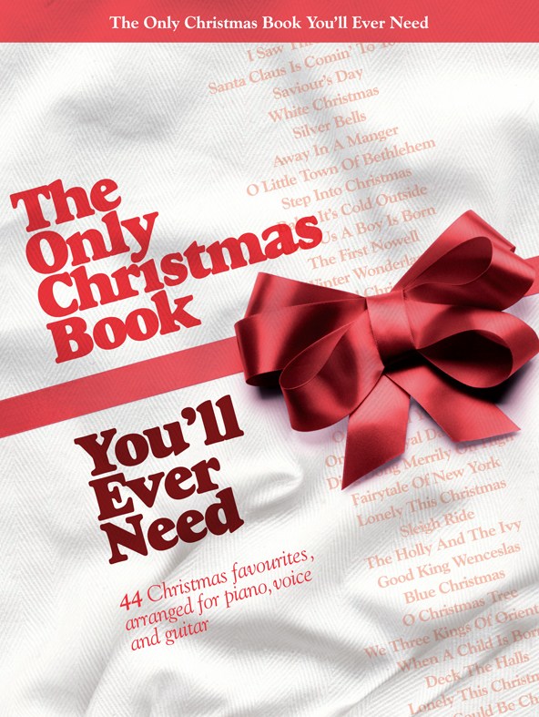 The Only Christmas Book You'll Ever Need - zpěv a klavír s akordy pro kytaru