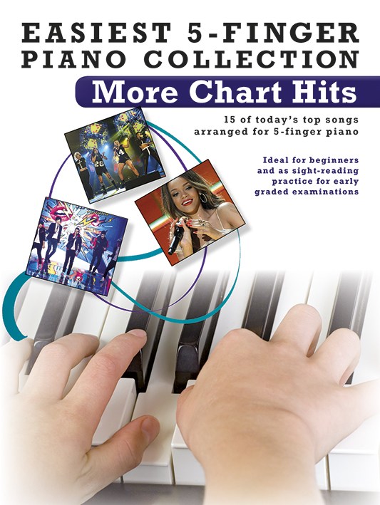 Easiest 5-Finger Piano Collection: More Chart Hits - noty pro klavír